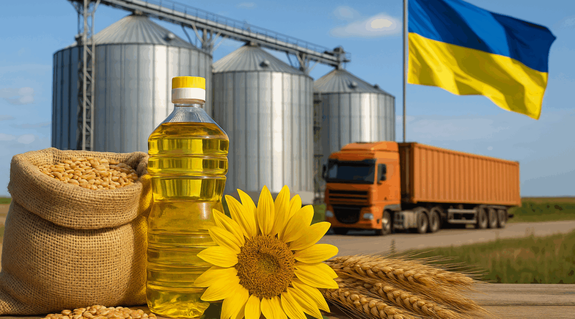 Ukrainian certified grain and sunflower oil export from UAP Agro in 2025